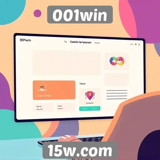 Análise da interface do usuário no site 001win